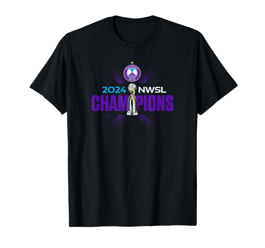 Nwsl Orlando Pride 2024 Champions T-Shirt - Trendy Graphic Men Women
