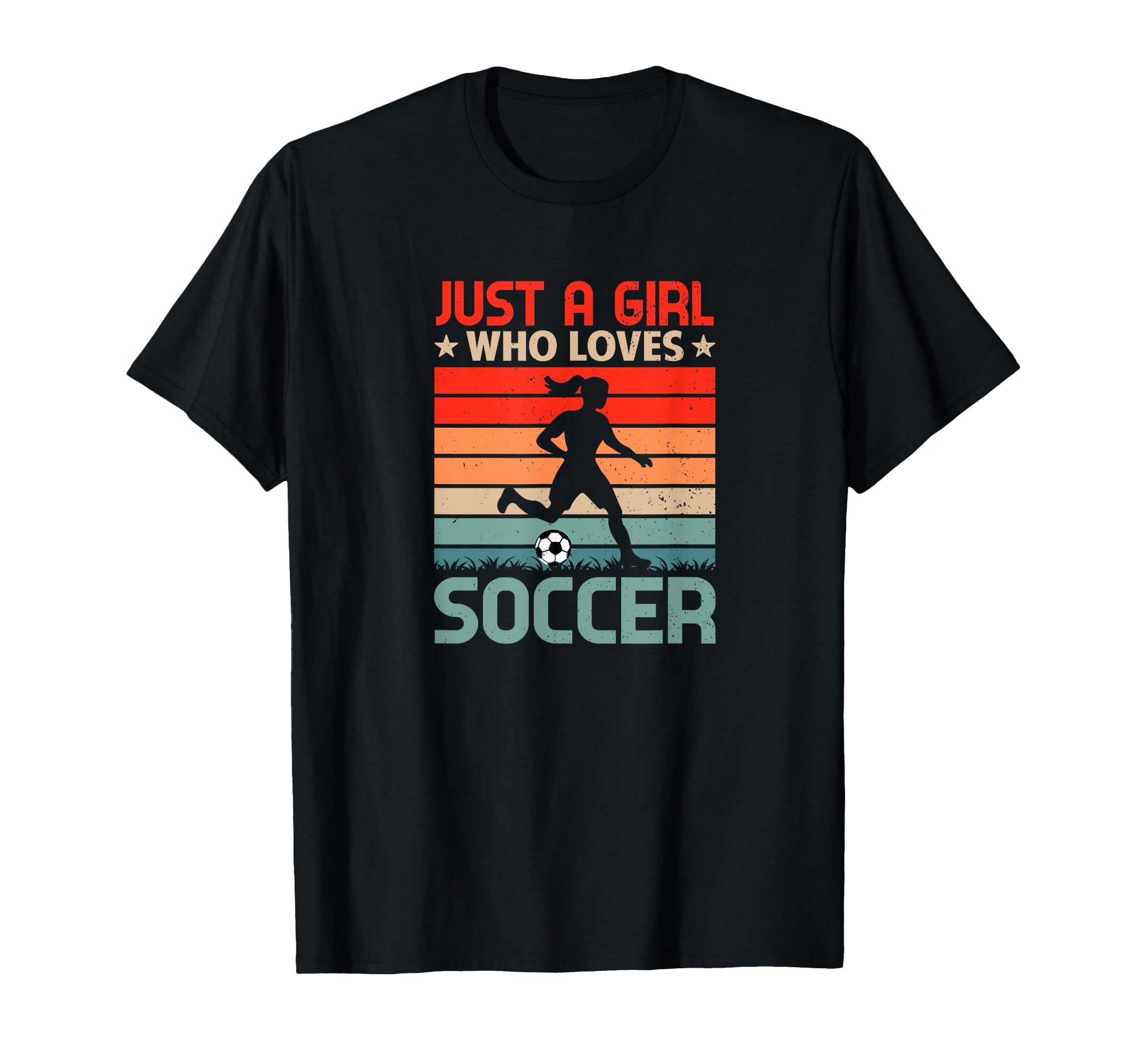 Soccer Player Just Who Loves Soccer T-Shirt - Trendy Graphic Men Women