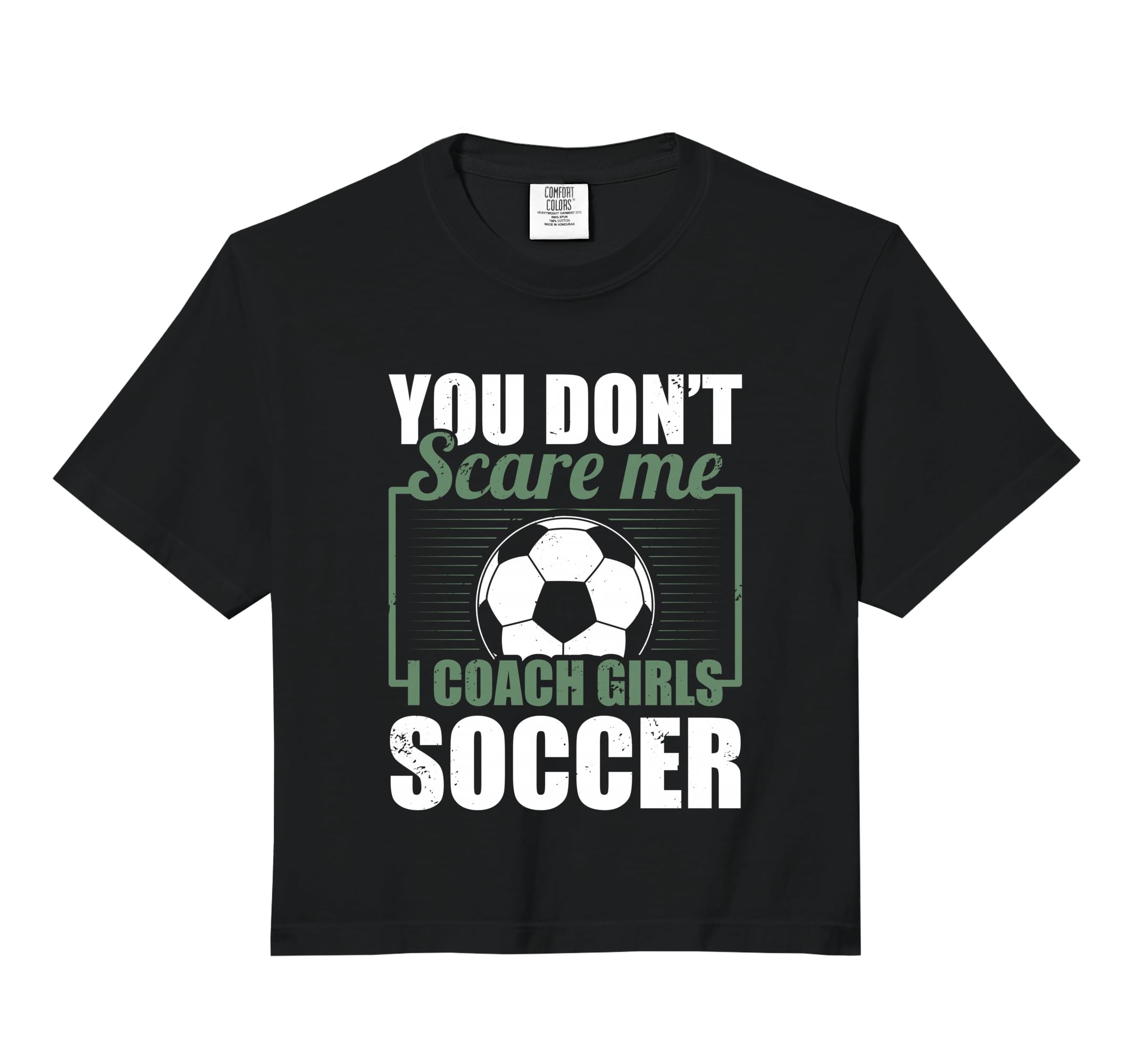 You Dont Scare Me I Coach Soccer Hoodie - Streetwear Style for Adults