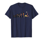 Evolution Soccer Player Coach Football T-Shirt - Streetwear Style Unisex