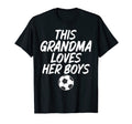 This Grandma Loves Her Funny Soccer T-Shirt - Aesthetic Graphic Men Women