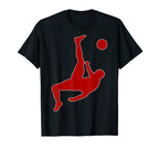 Soccer Striker Goal Getter Soccer T-Shirt - Novelty Apparel Men Women
