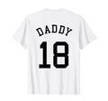 Daddy Team 18 Handball Dad T-Shirt - Aesthetic Graphic for Adults