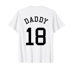 Daddy Team 18 Handball Dad T-Shirt - Aesthetic Graphic for Adults