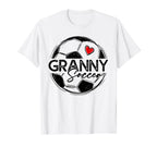 Soccer Granny Soccer Player Family T-Shirt - Aesthetic Graphic Men Women
