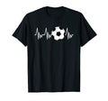 Heartline Sports Football Soccer Ball T-Shirt - Trendy Graphic for Adults
