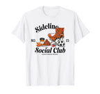Sideline Social Club Soccer Mom Game Day T-Shirt - Minimalist Print Unisex