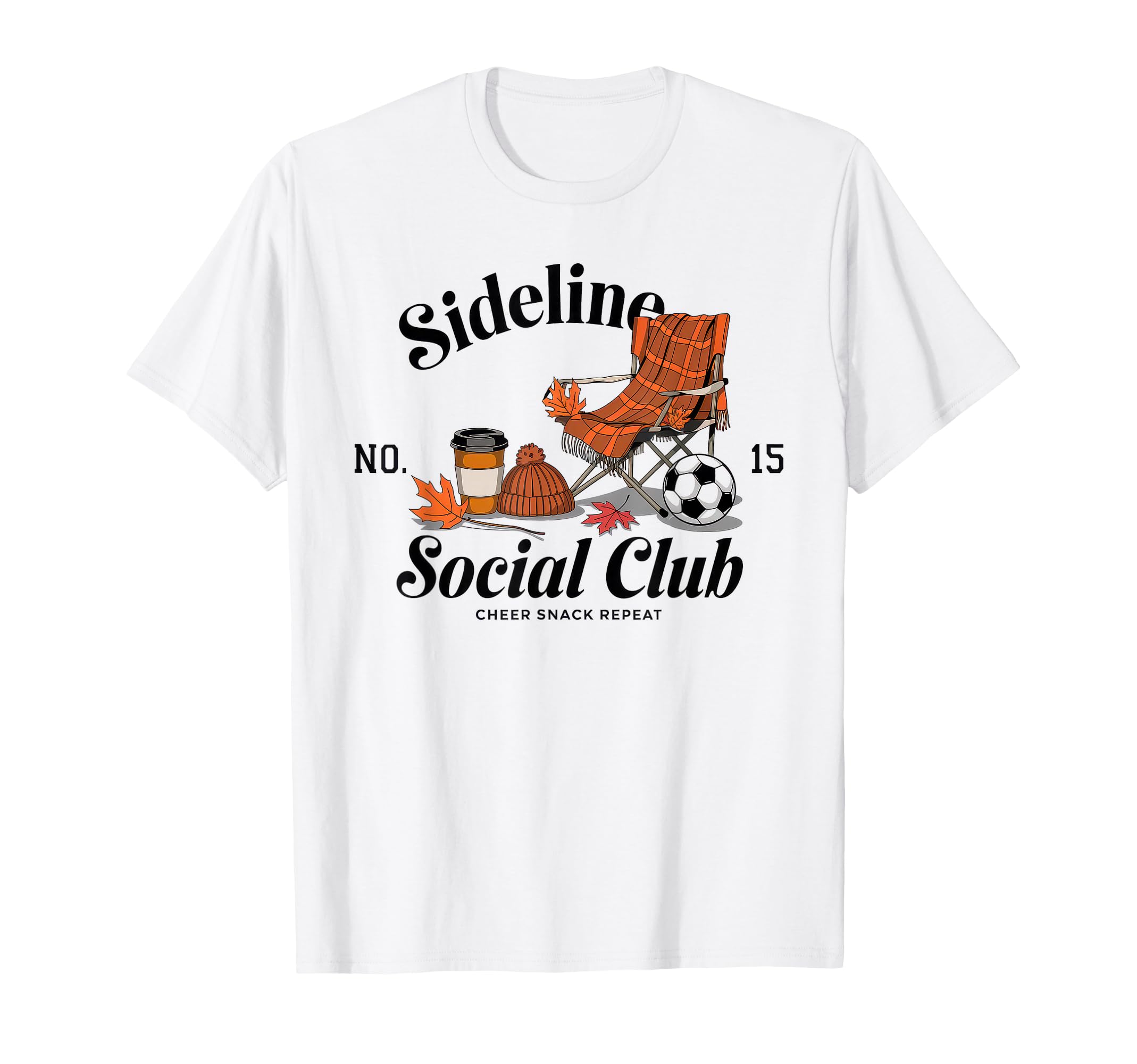 Sideline Social Club Soccer Mom Game Day T-Shirt - Minimalist Print Unisex