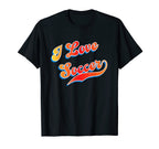 I Love Soccer T-Shirt - Fun Novelty Design Men Women