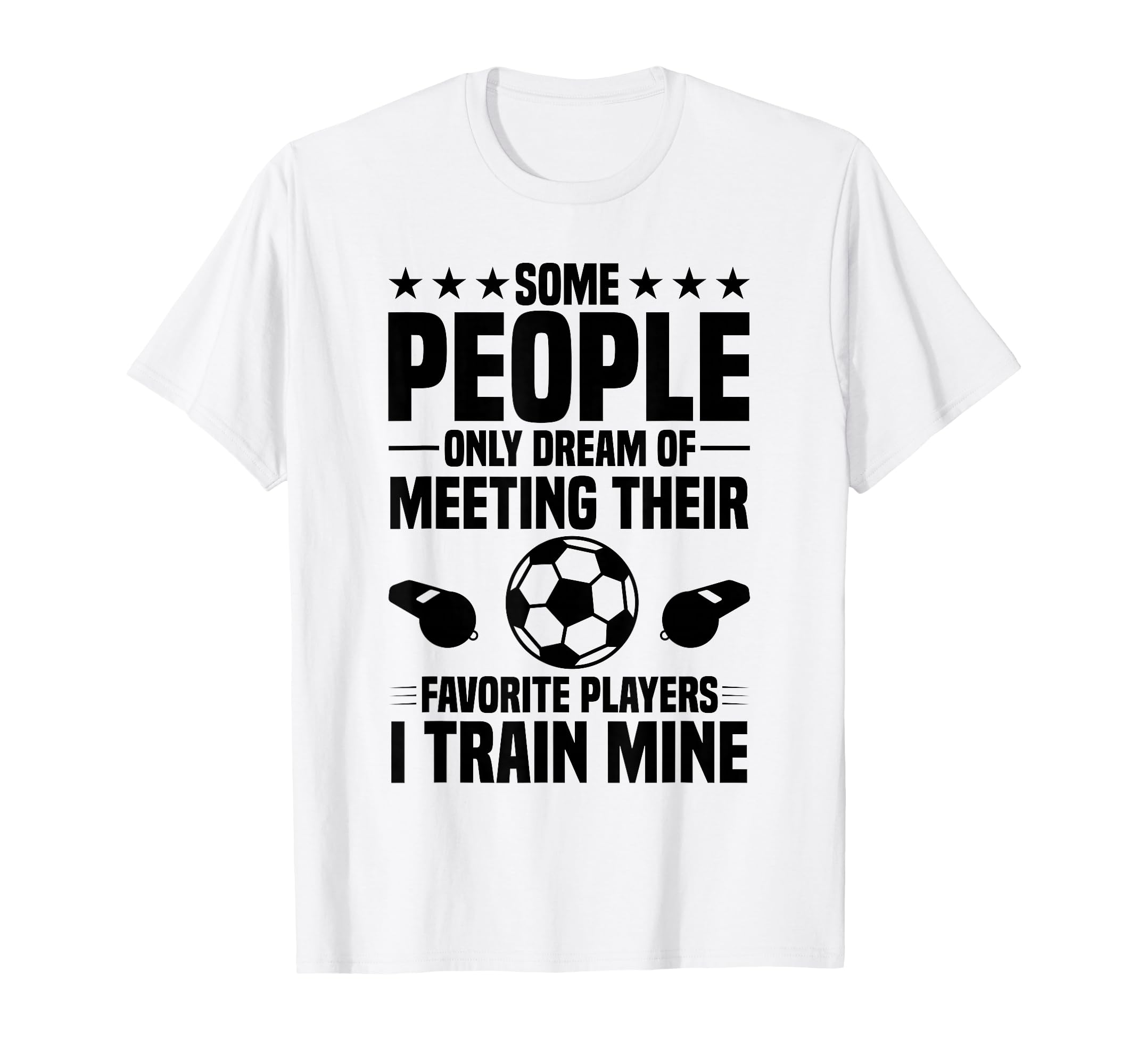 Soccer Coach T-Shirt - Graphic Print for Adults