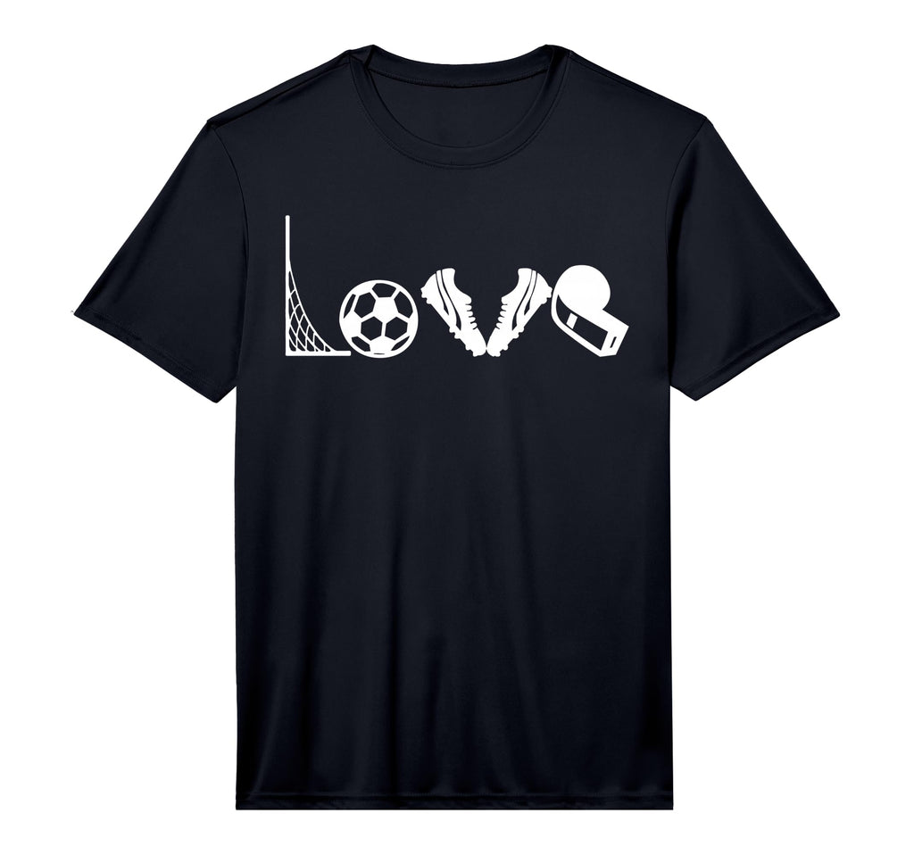Soccer Football I Love Soccer Funny T-Shirt - Trendy Graphic for Adults