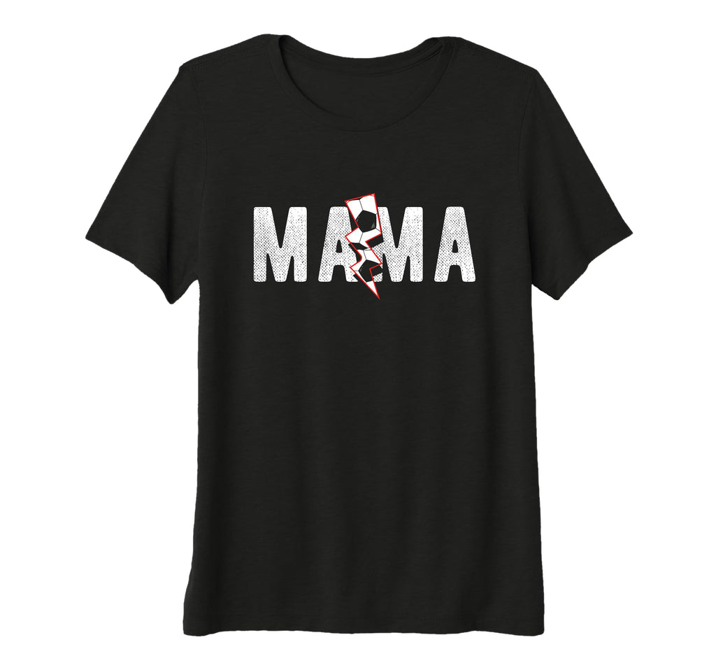 Womens Soccer Mama Mothers Day Sport T-Shirt - Graphic Print for Adults