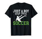 Just Who Loves Soccer T-Shirt - Fun Novelty Design Unisex