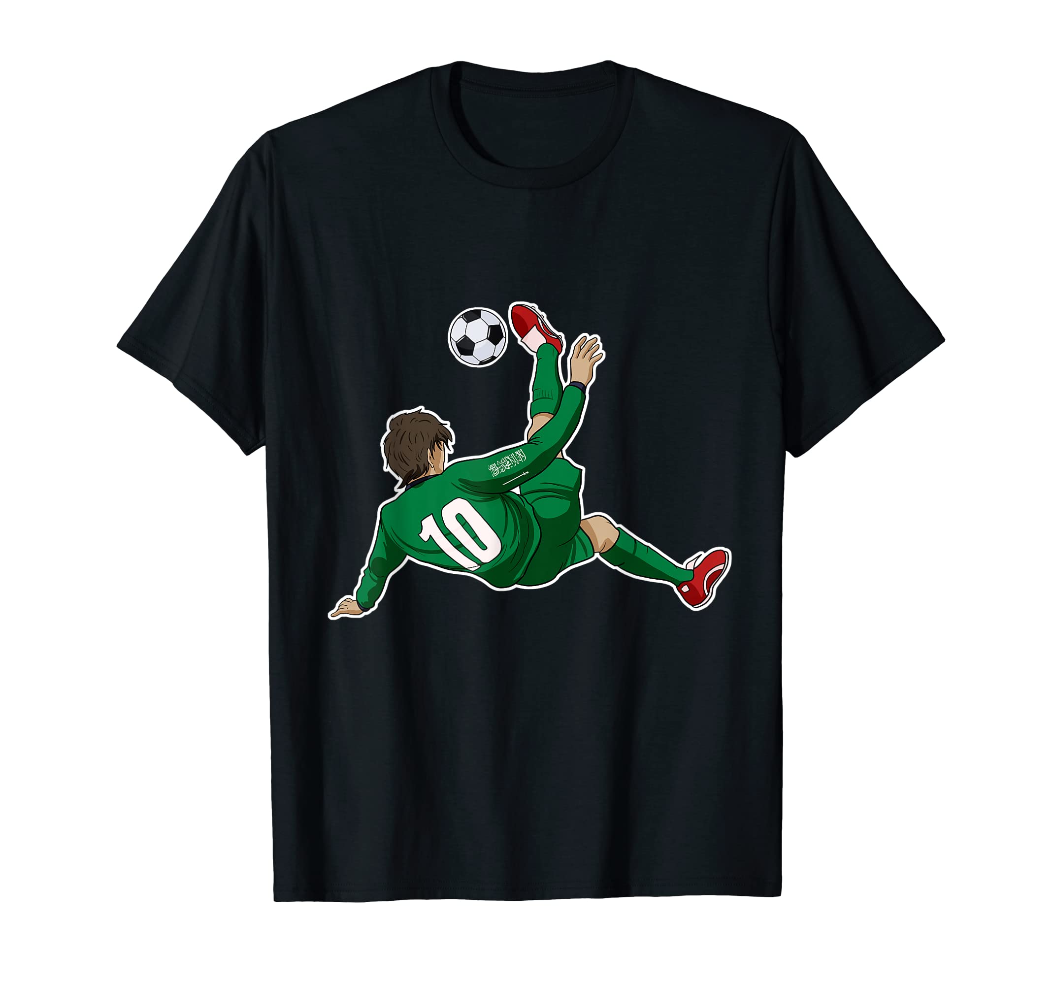 Arab Flag Soccer Team I Soccer Saudi T-Shirt - Minimalist Print Men Women