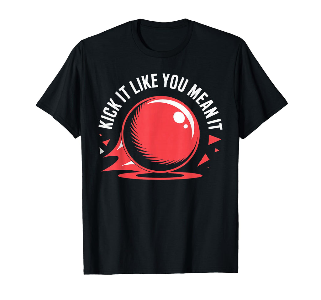 Love Kickball Player Soccer Baseball T-Shirt - Minimalist Print Unisex