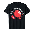 Love Kickball Player Soccer Baseball T-Shirt - Minimalist Print Unisex
