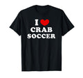 I Love Crab Soccer I Heart Crab Soccer T-Shirt - Trendy Graphic Unisex