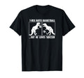 Trendy T Rex Hates Basketball But He T-Shirt - Novelty Apparel Unisex