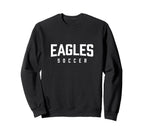 Eagle Inspired Soccer Sweatshirt - Custom Art Print Unisex