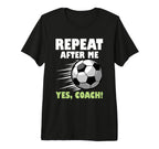 Coaching Soccer Dad Coach Soccer Coach T-Shirt - Unique Graphic Men Women