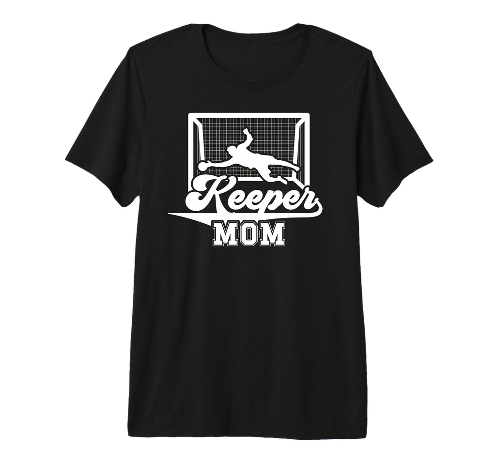 Soccer Keeper Mom Soccer Goalkeeper T-Shirt - Custom Art Print for Adults