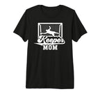 Soccer Keeper Mom Soccer Goalkeeper T-Shirt - Custom Art Print for Adults