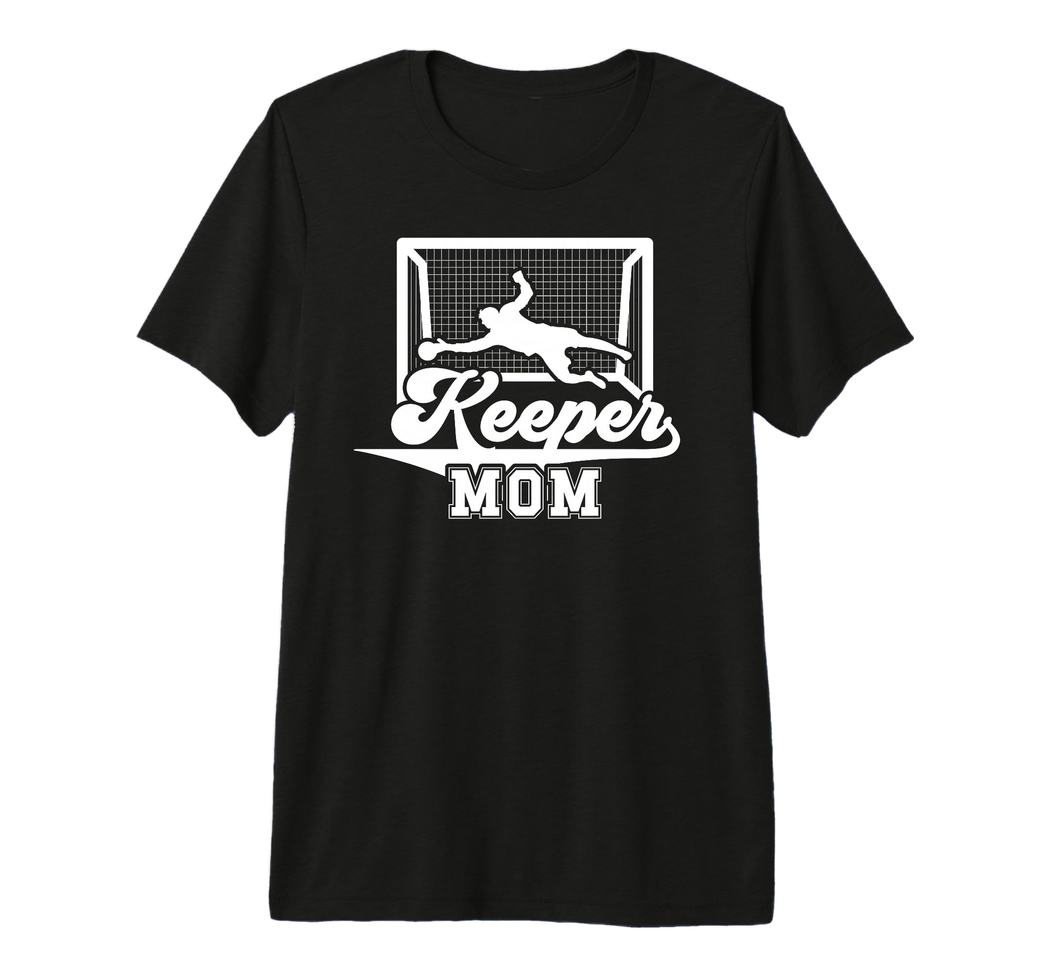 Soccer Keeper Mom Soccer Goalkeeper T-Shirt - Custom Art Print for Adults