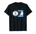 Argentina Flag Football Player World Game T-Shirt - Trendy Graphic Unisex