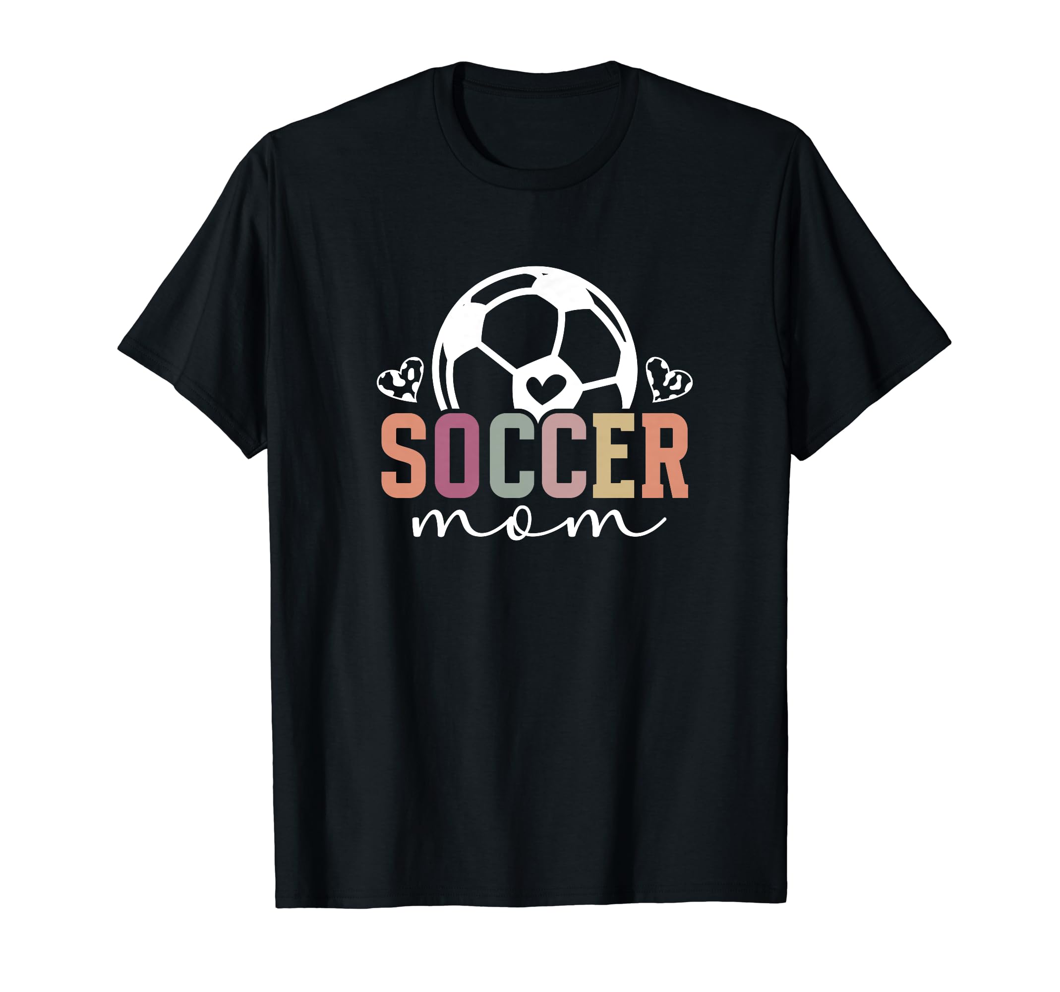 Soccer Mom Soccer Player Mama Boho Soccer T-Shirt - Novelty Apparel Unisex