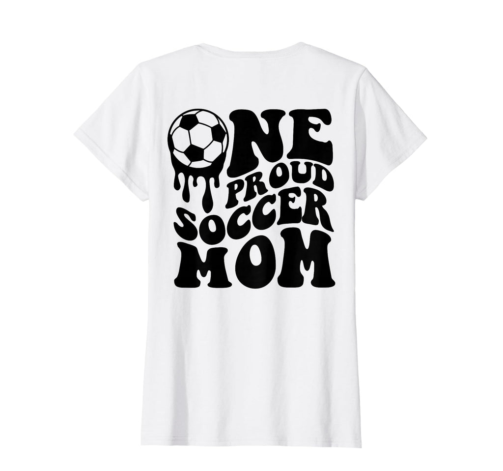 Proud Soccer Mom Mama Mommy T-Shirt - Casual Everyday Wear for Adults