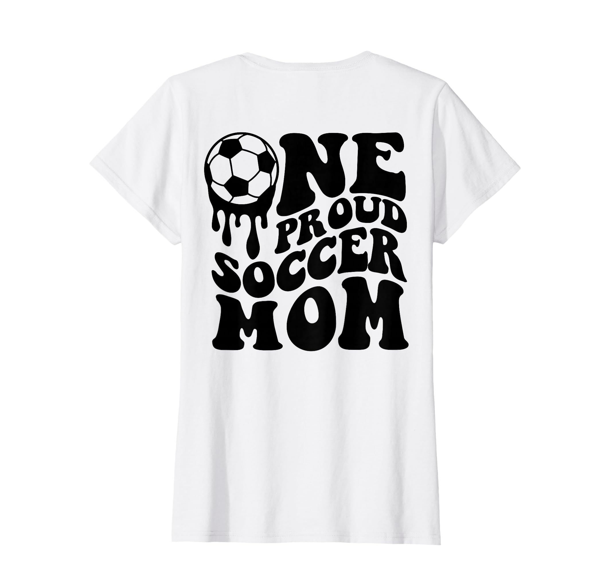 Proud Soccer Mom Mama Mommy T-Shirt - Casual Everyday Wear for Adults