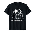 Soccer Mom Soccer Mama Mom Life Soccer Hoodie - Minimalist Print Unisex