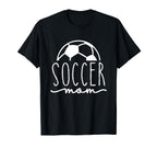 Soccer Mom Soccer Mama Mom Life Soccer Hoodie - Minimalist Print Unisex