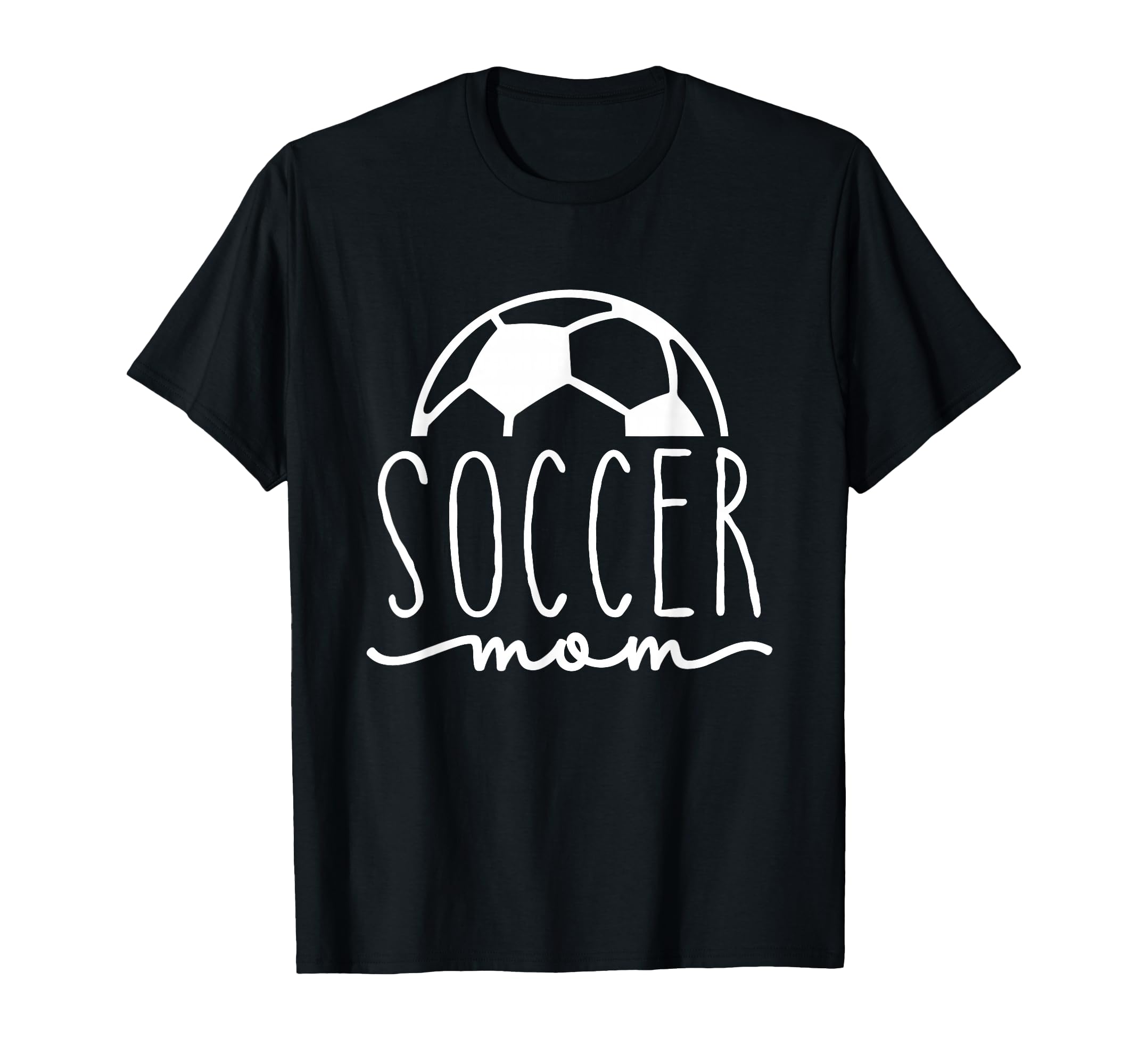 Soccer Mom Soccer Mama Mom Life Soccer Hoodie - Minimalist Print Unisex