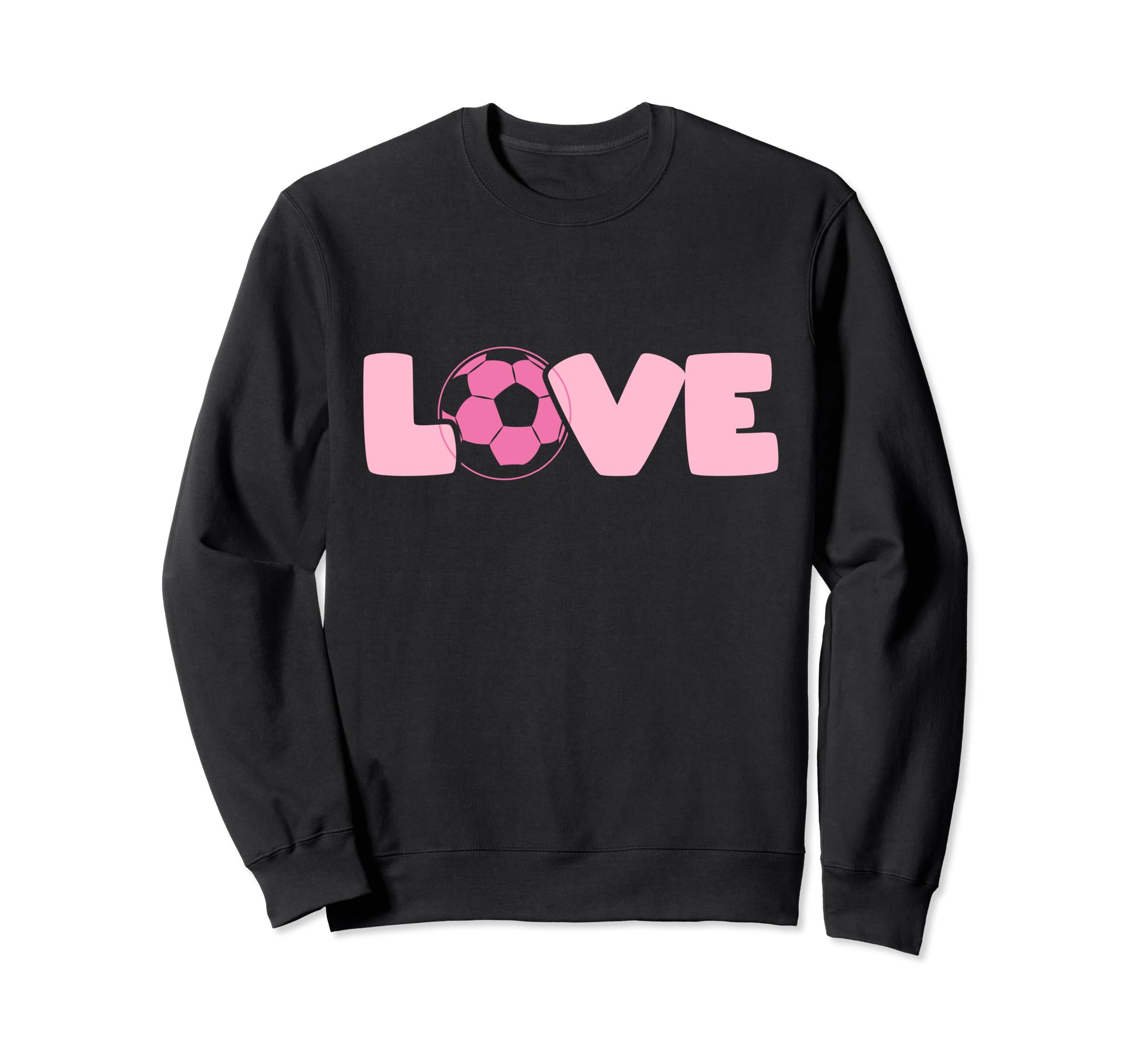 Soccer Soccer Player Love Sweatshirt - Casual Everyday Wear for Adults