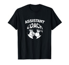 Assistant Soccer Coach T-Shirt - Graphic Print Men Women