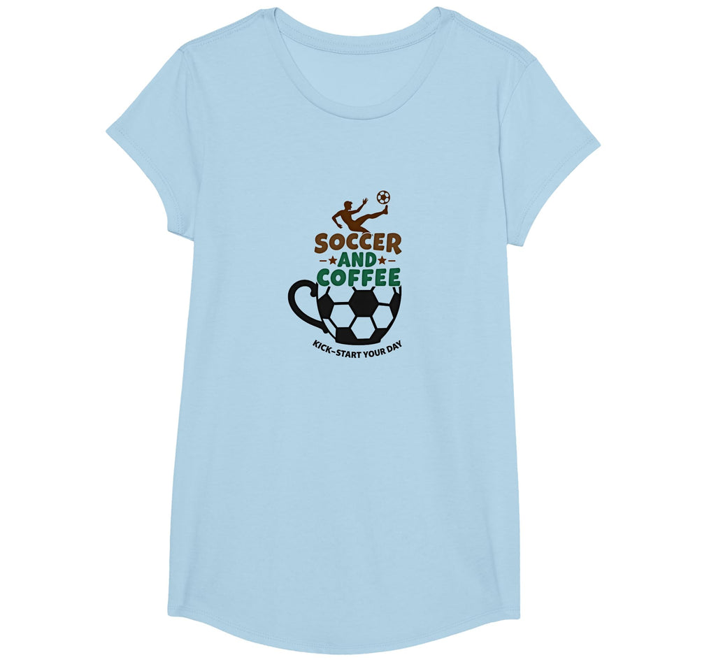 Soccer Mom Soccer And Coffee Kick Sweatshirt - Minimalist Print Unisex