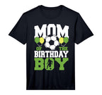 Mens Mom Birthday Family Matching T-Shirt - Custom Art Print for Adults