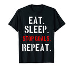Goalie Soccer Hockey Funny Gift T-Shirt - Custom Art Print Men Women