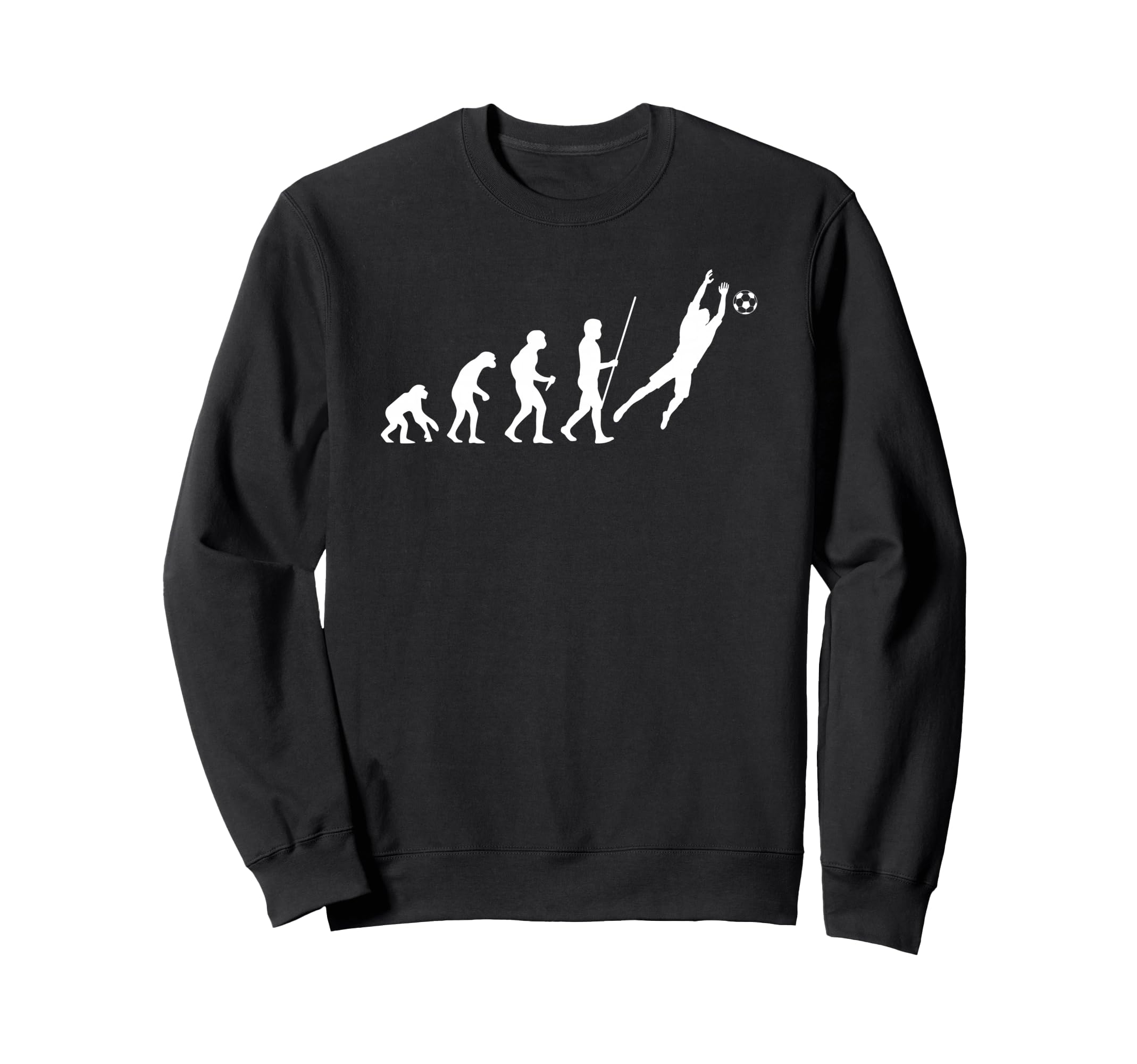 Goalkeeper Evolution Soccer Goalie Sweatshirt - Aesthetic Graphic Unisex