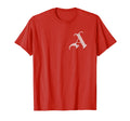 Crest Football Soccer Distressed T-Shirt - Minimalist Print Men Women