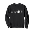 Heartbeat Soccer Sweatshirt - Novelty Apparel for Adults