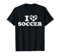 I Love Soccer T-Shirt - Custom Art Print for Adults