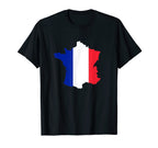 France 2021 Flag Love Soccer Football T-Shirt - Unique Graphic for Adults