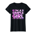 Im Simple I Just Love Soccer Sport T-Shirt - Minimalist Print for Adults