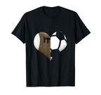 American Football Soccer Ball T-Shirt - Casual Everyday Wear for Adults