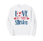 Love Soccer Fan Training Soccer Sweatshirt - Fun Novelty Design for Adults