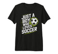 Just Who Loves Soccer Play Game T-Shirt - Fun Novelty Design for Adults