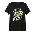 Just Who Loves Soccer Play Game T-Shirt - Fun Novelty Design for Adults