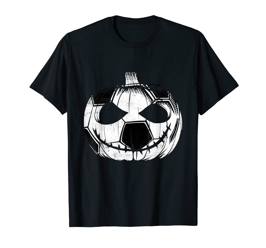 Pumpkin Soccer Lover Halloween Soccer T-Shirt - Streetwear Style Men Women